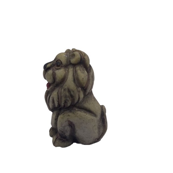 Lion Cub Stone Resin Figurine King Of Jungle VTG Mini Detail Statue Multicolor - Picture 4 of 8